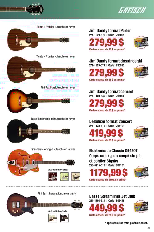 Circulaire Long & McQuade Instruments de Musique - Page 21