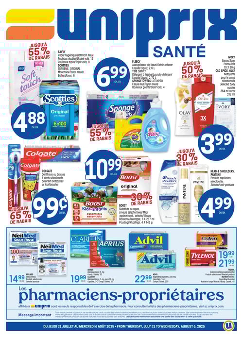 Circulaire Uniprix - Santé - Page 1