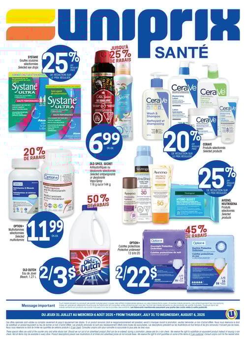 Circulaire Uniprix - Santé - Page 4
