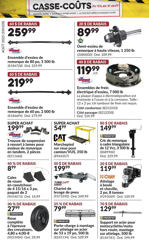 Circulaire Princess Auto - Casse-Coûts - Page 12