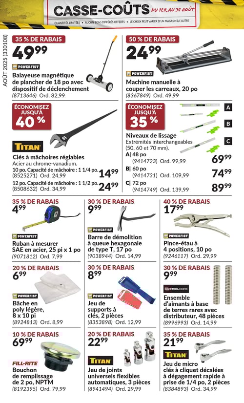 Circulaire Princess Auto - Casse-Coûts - Page 18