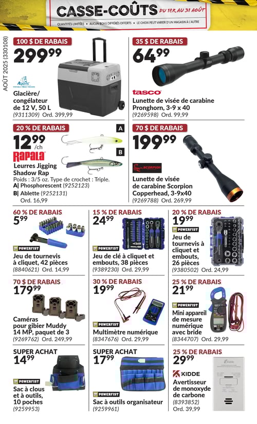 Circulaire Princess Auto - Casse-Coûts - Page 19
