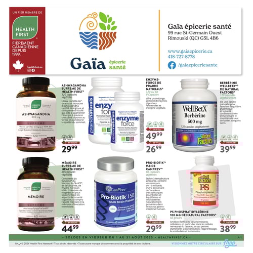 Circulaire Gaïa Épicerie Santé - Page 1