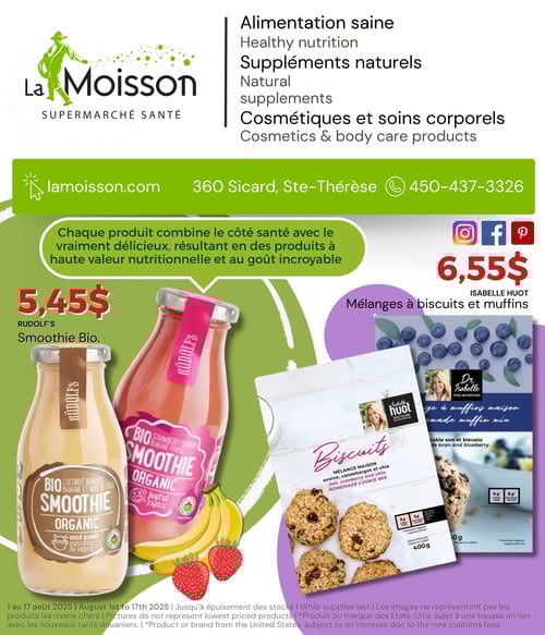 Circulaire La Moisson Supermarché Santé - Page 1