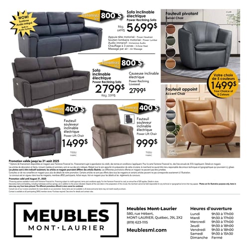 Circulaire Meubles Mont-Laurier - Page 4