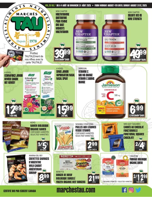 Circulaire TAU Marché d'alimentation Naturelle - Page 1