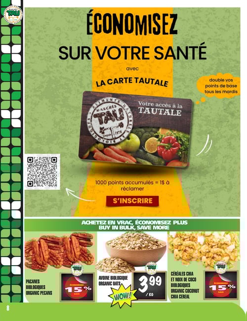 Circulaire TAU Marché d'alimentation Naturelle - Page 8