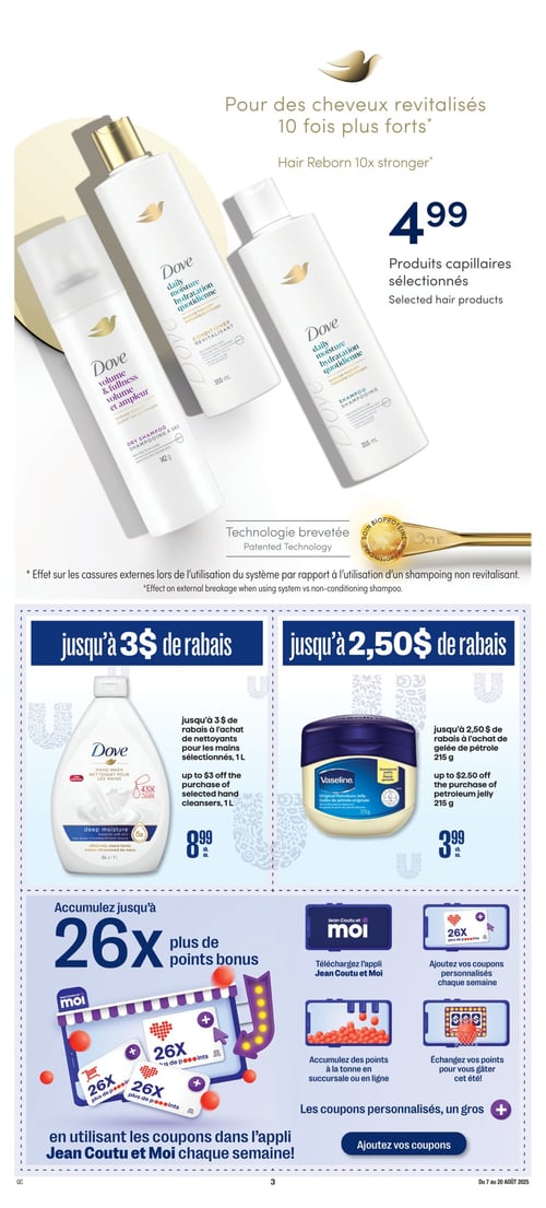 Circulaire Jean Coutu - Essentiels à bas prix - Page 3