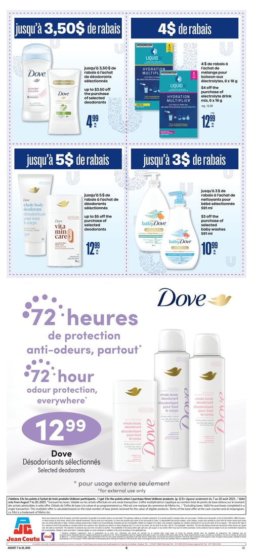 Circulaire Jean Coutu - Essentiels à bas prix - Page 4
