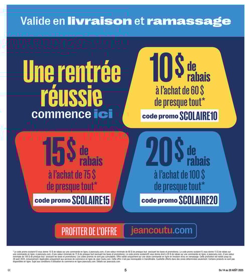 Circulaire Jean Coutu - Rentrée Scolaire - Page 4