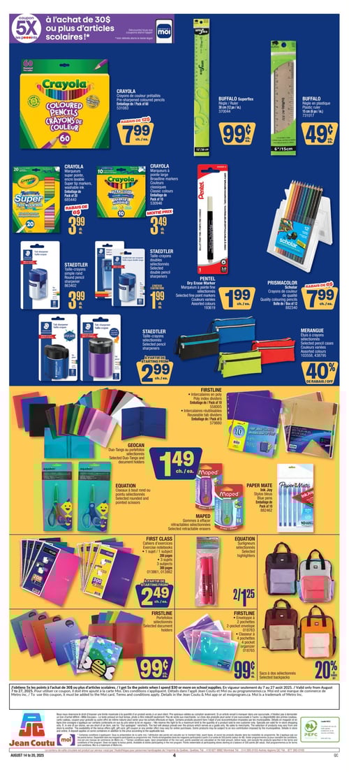 Circulaire Jean Coutu - Rentrée Scolaire - Page 5