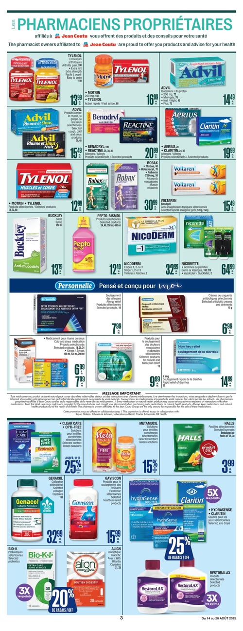Circulaire Jean Coutu - Santé Beauté - Page 3