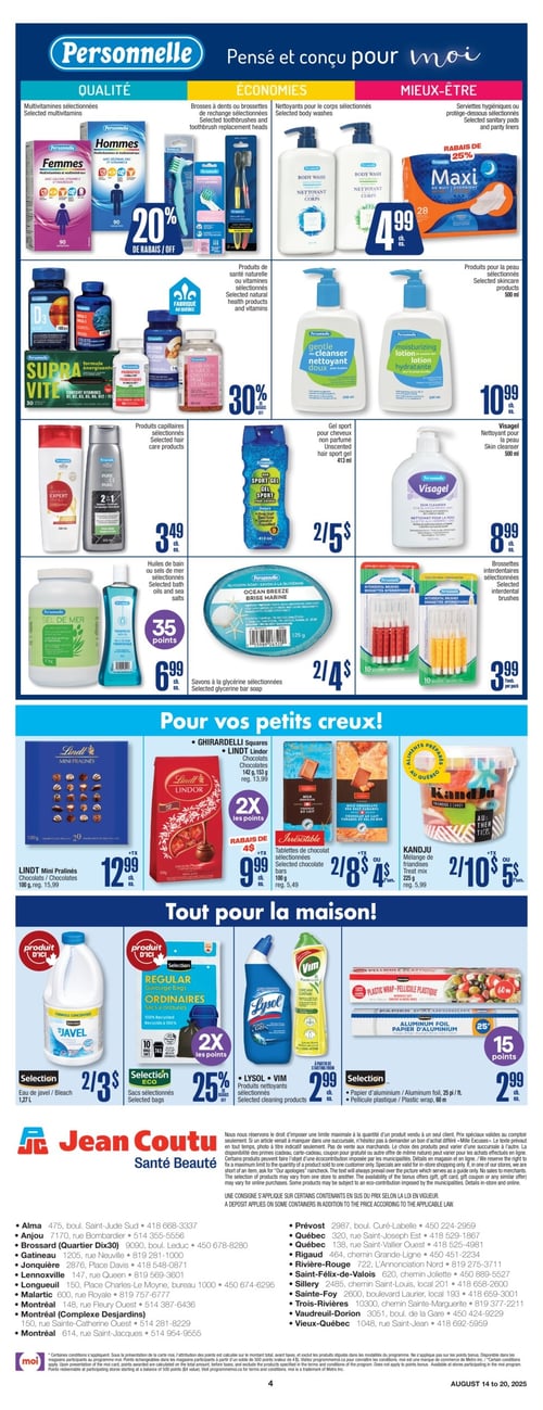 Circulaire Jean Coutu - Santé Beauté - Page 4