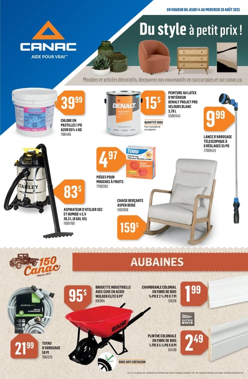 Circulaire Canac - Page 1