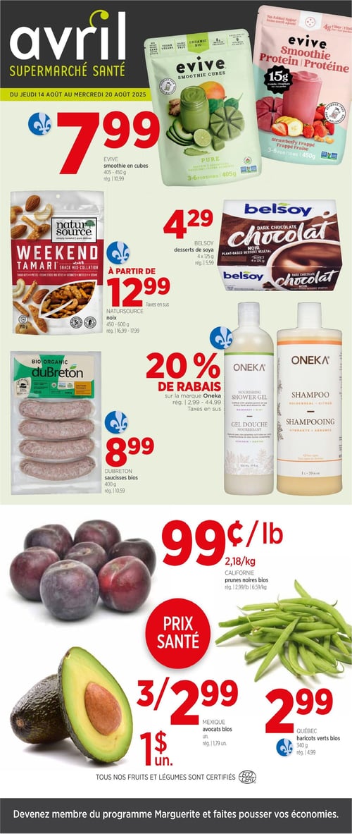 Circulaire Avril - Supermarché Santé - Page 1