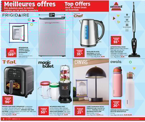 Circulaire Canadian Tire - Rentrée Scolaire - Page 2