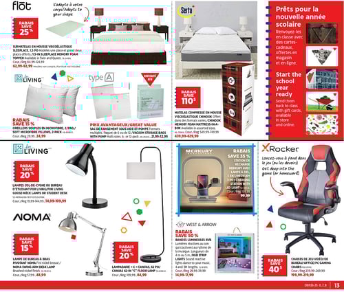 Circulaire Canadian Tire - Rentrée Scolaire - Page 12