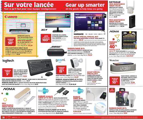 Circulaire Canadian Tire - Rentrée Scolaire - Page 17