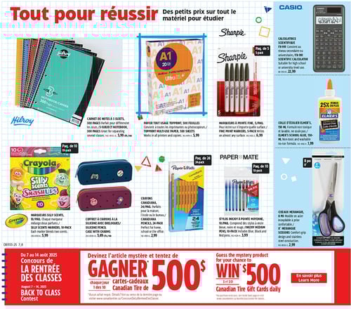 Circulaire Canadian Tire - Rentrée Scolaire - Page 19