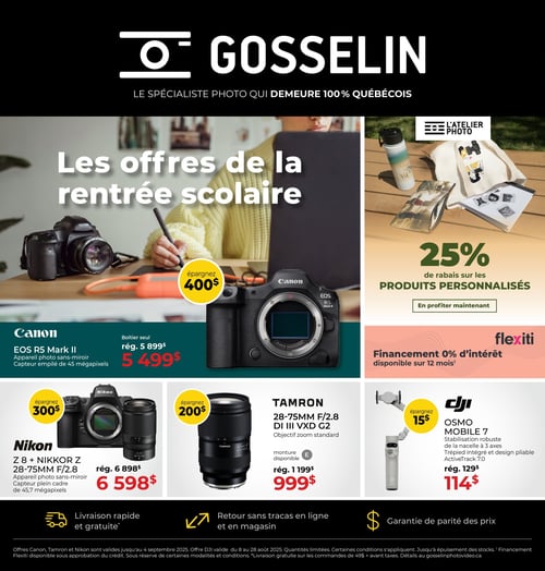 Circulaire Gosselin Photo - Page 1