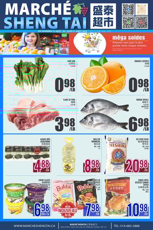 Circulaire Marché Sheng Tai - Page 1