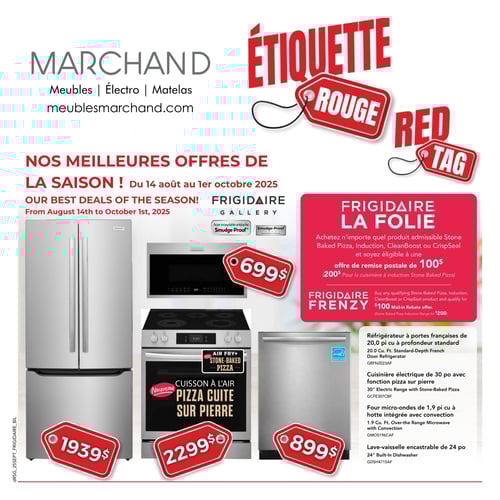 Circulaire Meubles Marchand - Étiquette rouge - Page 1