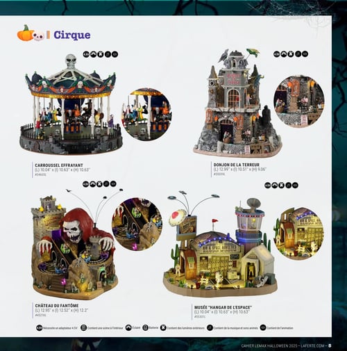 Circulaire Laferté - Catalogue Lemax Halloween 2025 - Page 5