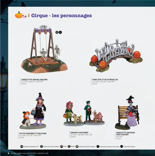 Circulaire Laferté - Catalogue Lemax Halloween 2025 - Page 6