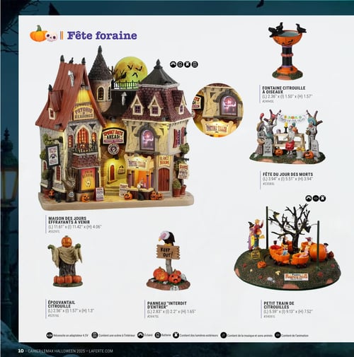 Circulaire Laferté - Catalogue Lemax Halloween 2025 - Page 10