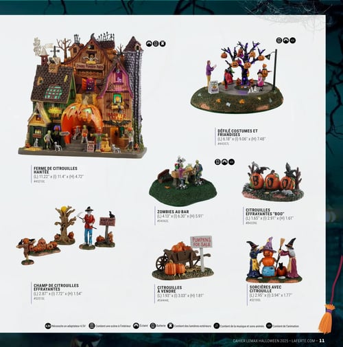 Circulaire Laferté - Catalogue Lemax Halloween 2025 - Page 11