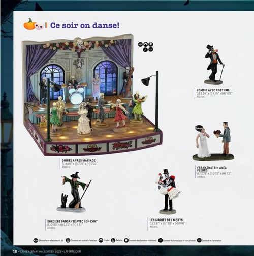Circulaire Laferté - Catalogue Lemax Halloween 2025 - Page 12