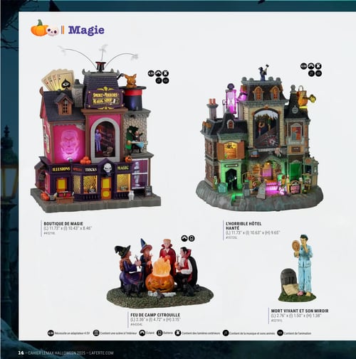 Circulaire Laferté - Catalogue Lemax Halloween 2025 - Page 14