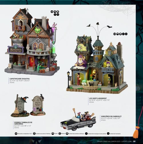 Circulaire Laferté - Catalogue Lemax Halloween 2025 - Page 15