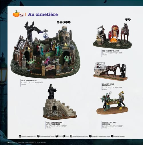 Circulaire Laferté - Catalogue Lemax Halloween 2025 - Page 16