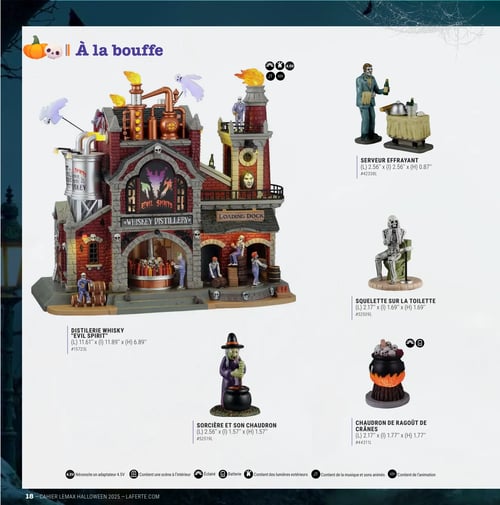 Circulaire Laferté - Catalogue Lemax Halloween 2025 - Page 18