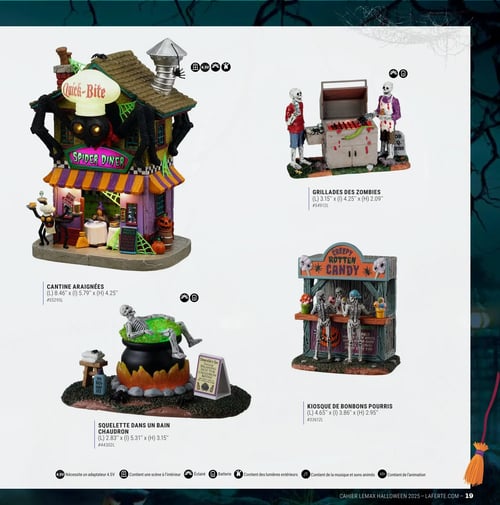 Circulaire Laferté - Catalogue Lemax Halloween 2025 - Page 19