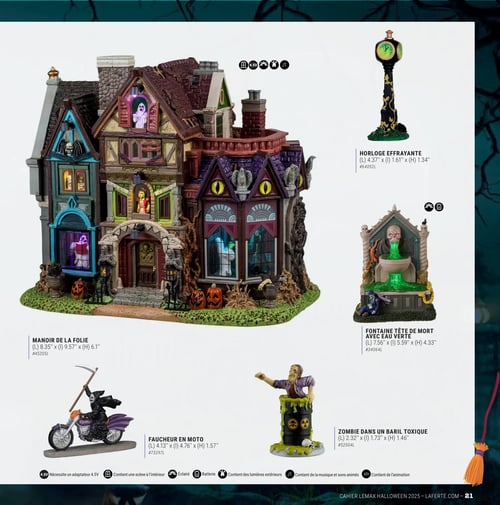 Circulaire Laferté - Catalogue Lemax Halloween 2025 - Page 21