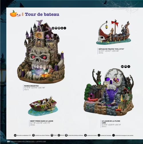 Circulaire Laferté - Catalogue Lemax Halloween 2025 - Page 22