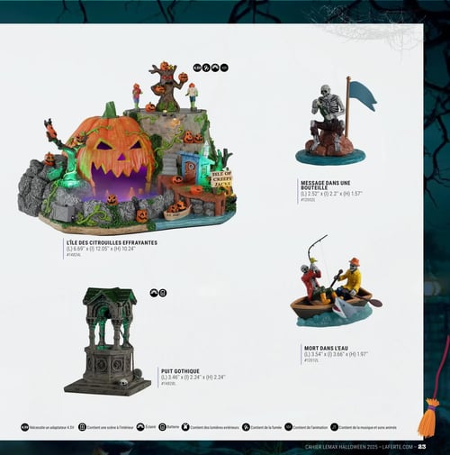 Circulaire Laferté - Catalogue Lemax Halloween 2025 - Page 23
