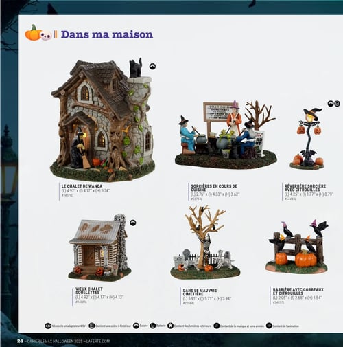 Circulaire Laferté - Catalogue Lemax Halloween 2025 - Page 24