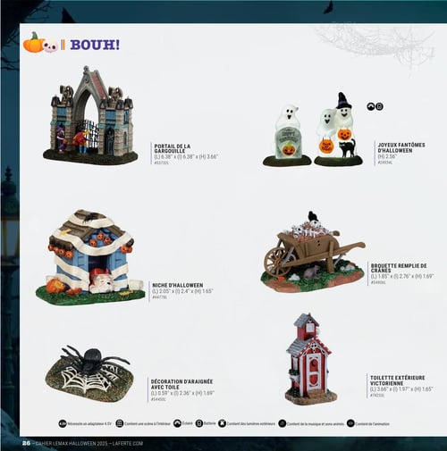 Circulaire Laferté - Catalogue Lemax Halloween 2025 - Page 26