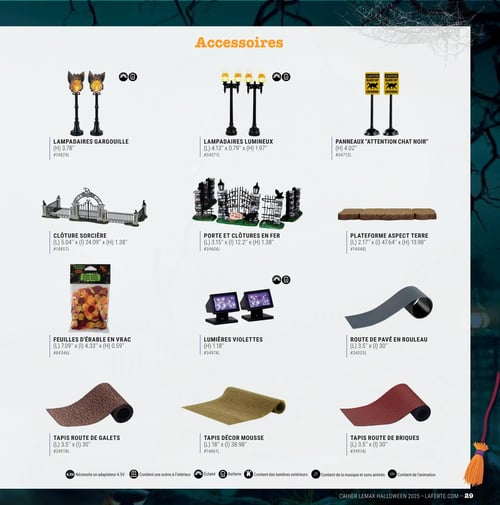 Circulaire Laferté - Catalogue Lemax Halloween 2025 - Page 29
