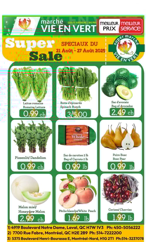 Circulaire Marché Vie en Vert - Page 1