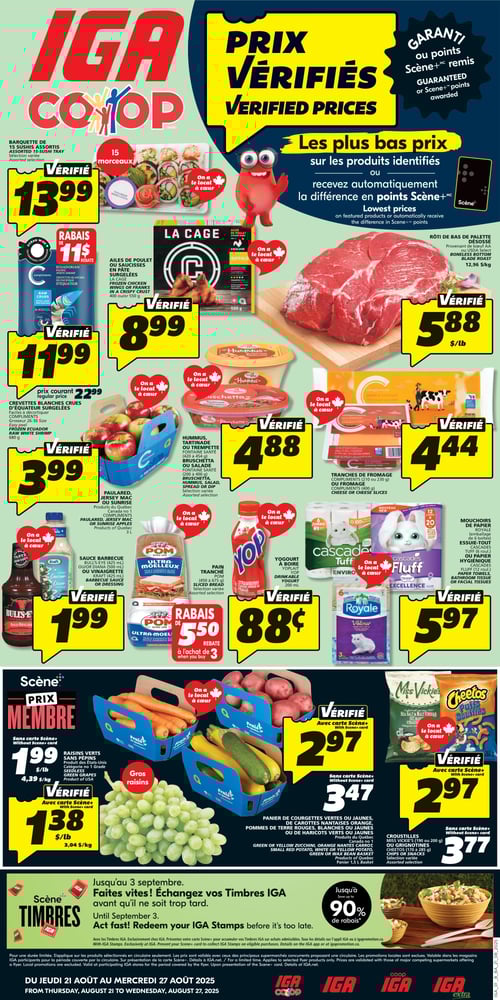 Circulaire IGA Coop Nouveau-Brunswick - Page 1