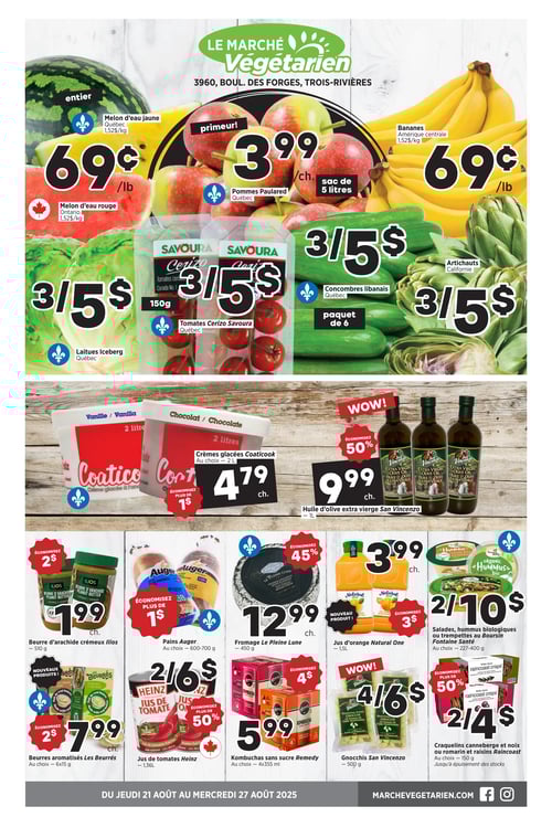 Circulaire Marché Végétarien - Page 1