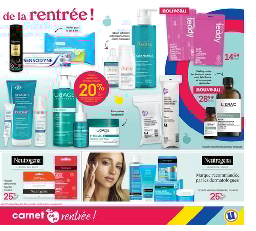 Circulaire Uniprix - Carnet de la Rentrée - Page 3