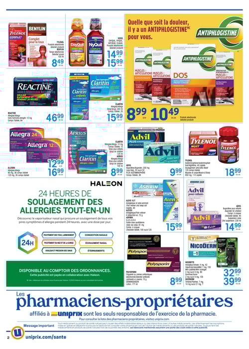 Circulaire Uniprix - Santé - Page 2