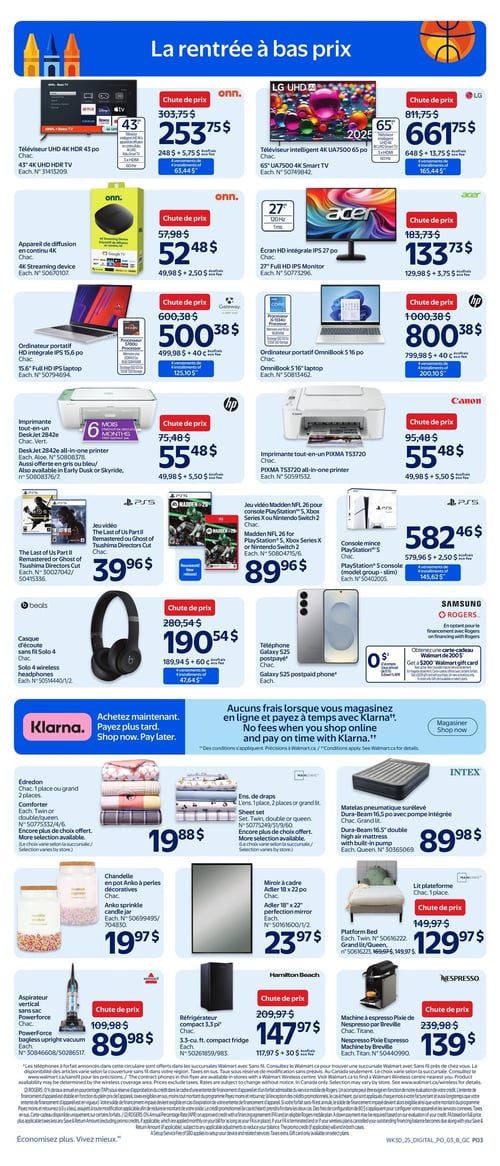 Circulaire Walmart - Rentrée des Classes - Page 3