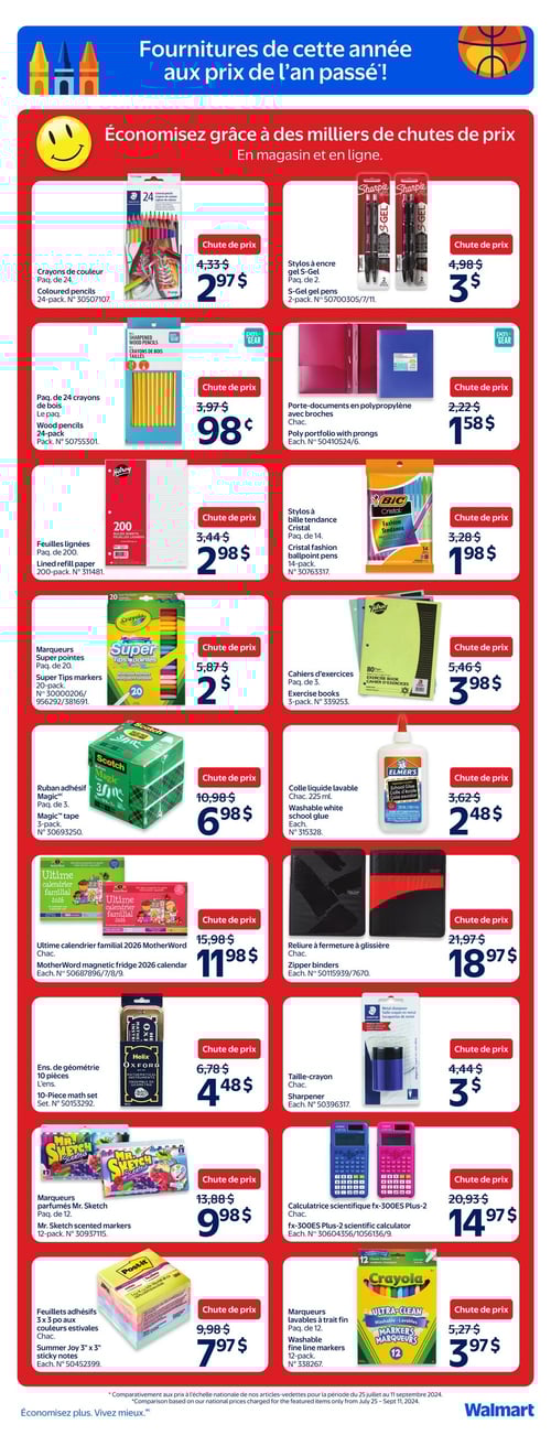 Circulaire Walmart - Rentrée des Classes - Page 5
