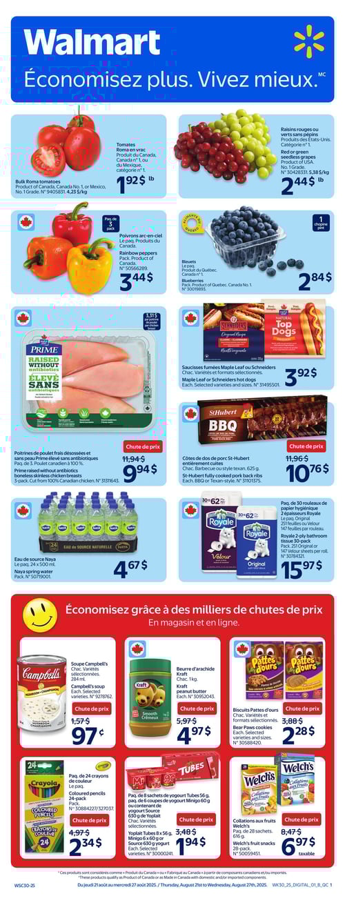 Circulaire Walmart - Rentrée des Classes - Page 8